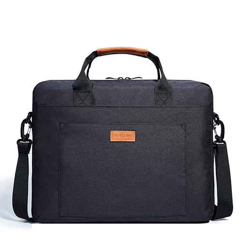 KALIDI 13 14 15 дюймов сумка на плечо для ноутбука сумка-мессенджер Мужская Женская Офисная Сумка Деловая Сумка водонепроницаемая сумка для ноутбука 13,3 15,6 - Цвет: Black