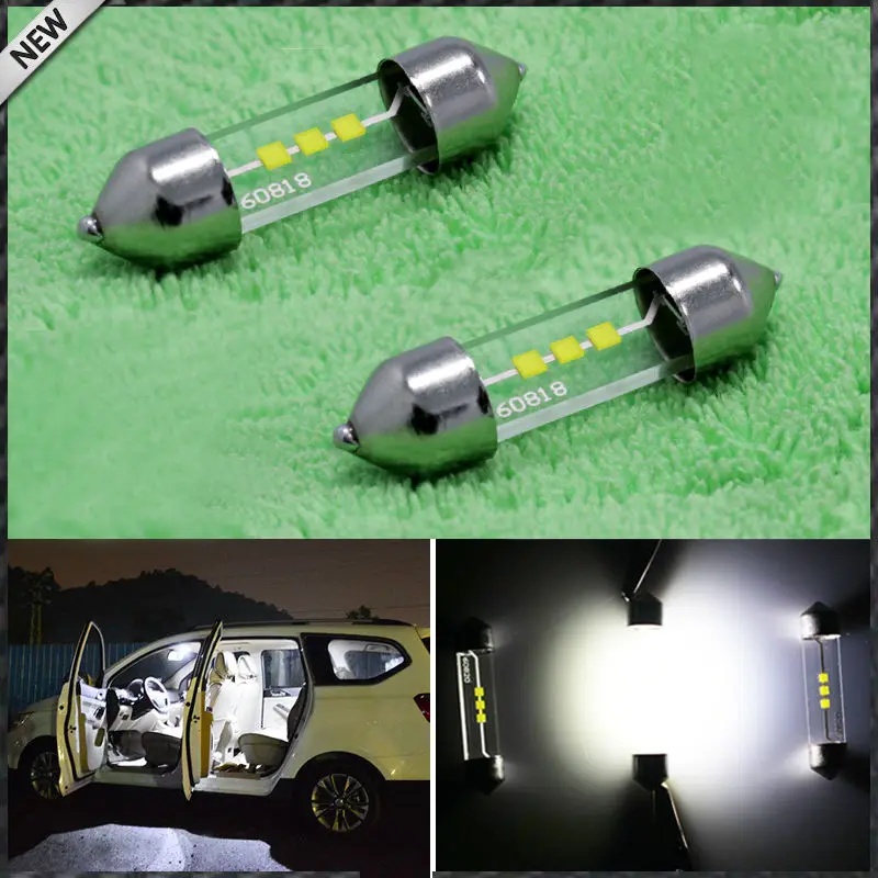 

Xenon White Festoon 1.25" 31mm LED Bulbs DE3175 DE3022 DE3021 For Car Interior Dome Lights, Cargo Area Trunk Room Lights, etc