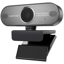Unzano Pro поток веб-камера 1080 P HD для Skype YouTube веб-камера с автофокусом игры потоковая связь HDR видео usb-камера для ПК
