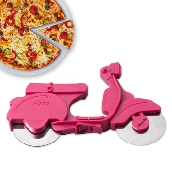 

Pizza Cutter Bicycle Wheel Slicer Pancake Knife Kitchen Utensil Slicer Stainless Steel Pizza Knife Multi-use Detachable Cutter