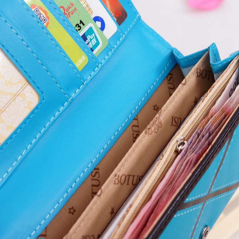 BOTUSI 2018 PU Leather Women hasp Long Wallet Ladies Purse Female Wallets Purse Card Holder coin cash bag Portefeuille femme BOTUSI 2018 PU Leather Women hasp Long Wallet Ladies Purse Female Wallets Purse Card Holder coin cash bag Portefeuille femme