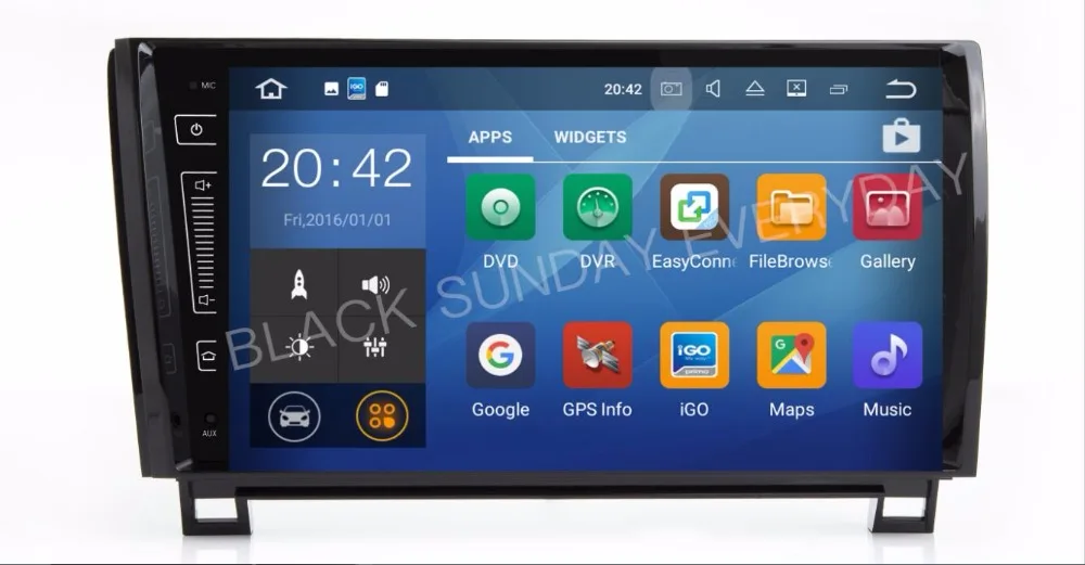 2DIN Android Fit Toyota Tundra/Sequoia 2007 2008 2009 2010 2013 CAR DVD