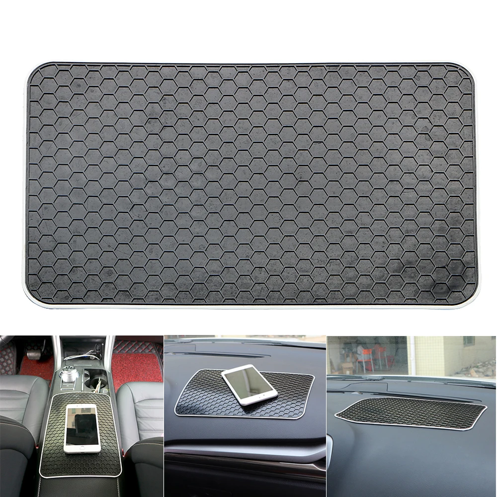 

27*16cm Car Non-Slip Mat Pad Anti Slip Mat Car Sticky for Mobile Phone GPS Coin Key Automobile Interior Accessories Silicone