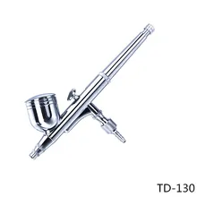 TD-130 пистолет-распылитель 0,3 мм 7cc чашка двойного действия гравитационная подача Аэрограф Комплект аэрограф для R/C инструмент для ногтей Тату-дизайн для игрушечный Торт Модель