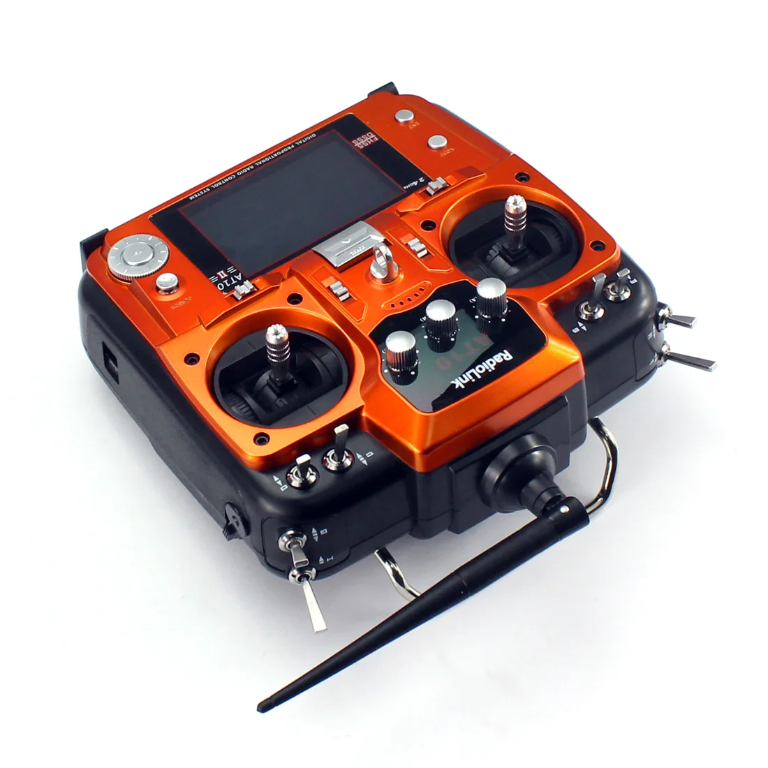 Радиоуправляемый передатчик RadioLink AT10 II 2,4G 10CH система дистанционного управления с R12DS приемником для радиоуправляемого гоночного беспилотного вертолета