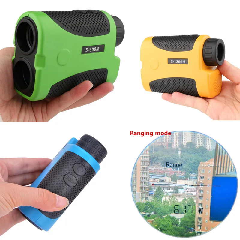 1200M golf laser rangefinder height & angle measurement 2-in-1 laser distance meter and telescope rangefinder for hunting