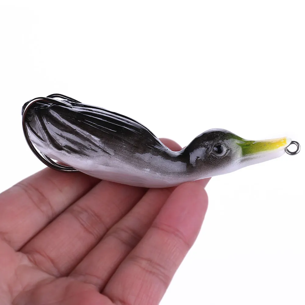 

HENGJIA 1pcs Pesca Fishing Lure Artificial Bait 3D Fishing Accessories 10.5cm 18.5g Duck Fishing