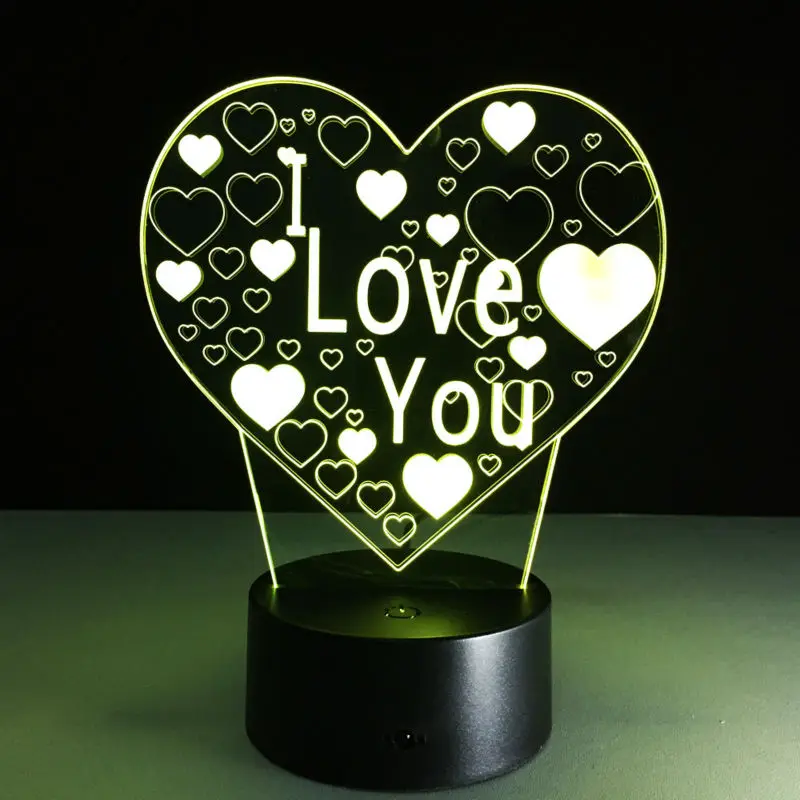 3D led night lamp  (3)