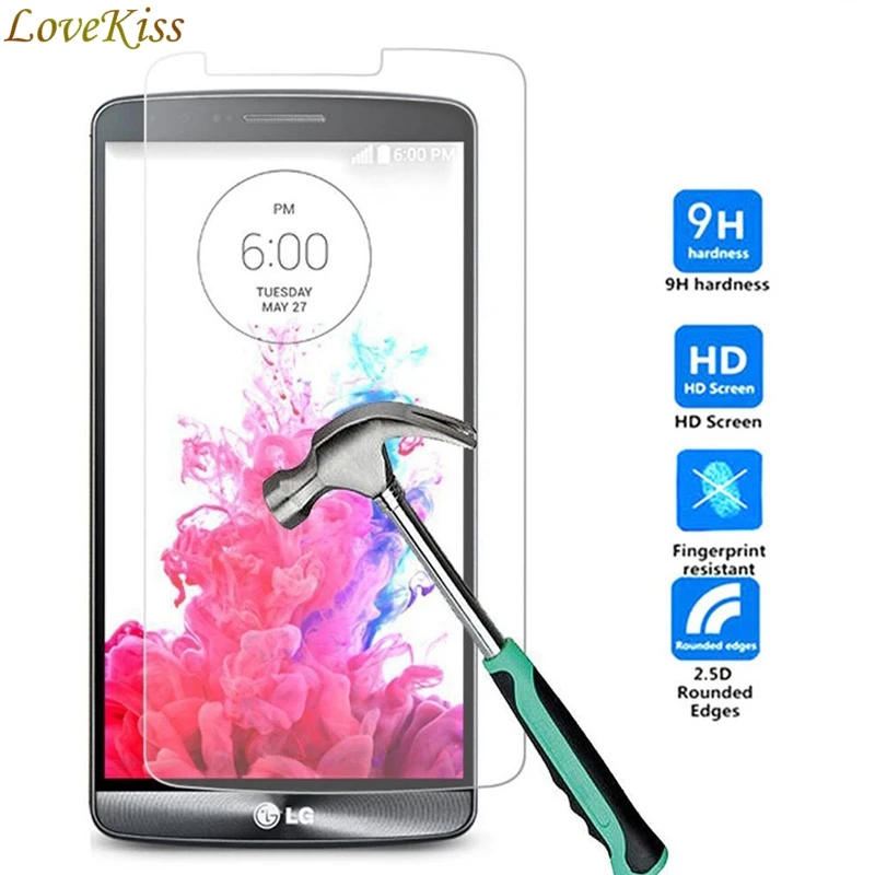 

For LG G3 Mini Tempered Glass For LG G3S G3s G3 Mini Beat Vigor D722 D725 D722K D724 D728 Case Screen Protector Film+Clean Kits