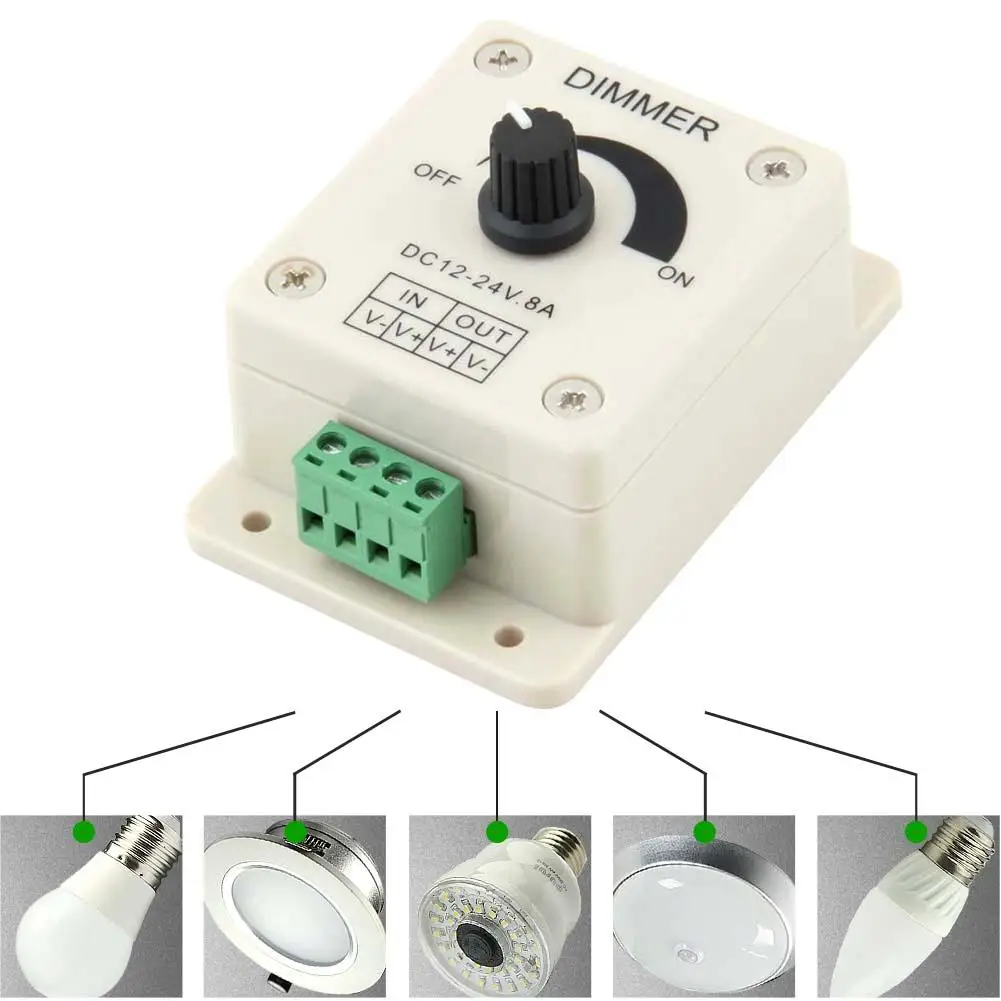 12 V 8A 96 W с пассивным ИК датчиком светодиодами защиты полосы света переключатель