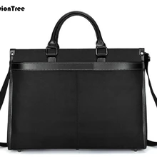 Модный простой стиль деловой мужской портфель сумки крутые практичные Оксфордские сумки для ноутбука повседневные мужские сумки через плечо для компьютера L410