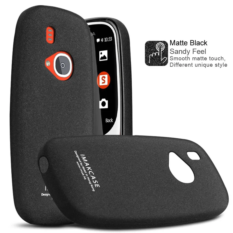 

IMAK sfor Nokia 3310 Case Silicon Shockproof Series Soft TPU Back Cover Case For Nokia 3310 Re-Edition Version