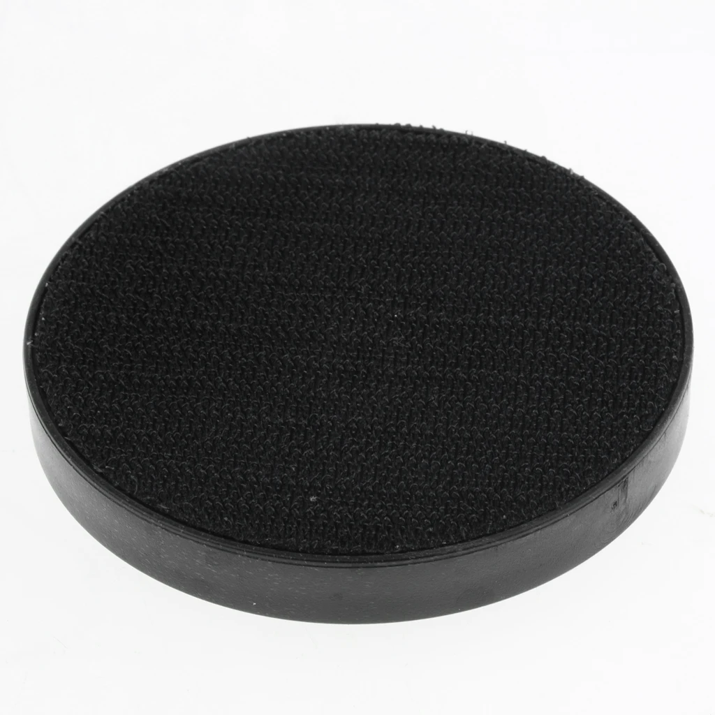 Replacement Slide Pucks Slider Block with 8 Flintstones for Skateboard Longboard Sliding Gloves Black Round Slide Pucks 