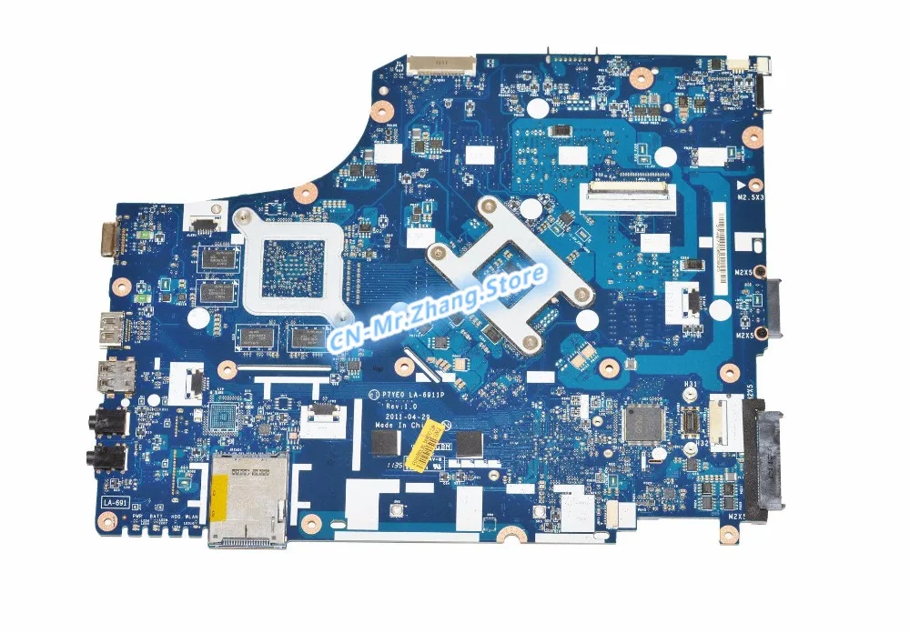 SHELI لشركة أيسر أسباير 7750G اللوحة المحمول MBRNA02001 MB. RNA02.001 HD6800 GPU LA-6911P DDR3
