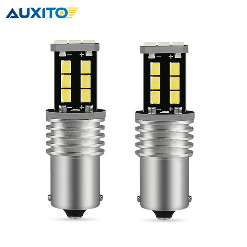 2X Canbus P21W 1156 BA15S Автомобильный светодиодный обратный светильник 15 SMD 2835 хвост лампа для Volvo XC60 XC90 S80 V70 S40 V40 V50 C30 850 940