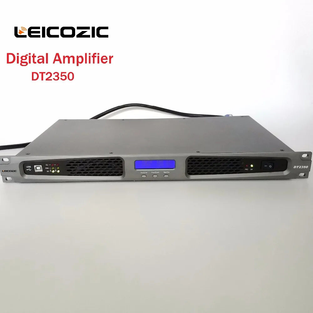 Leicozic professional digital amplifier 2 channel amps 1u audio