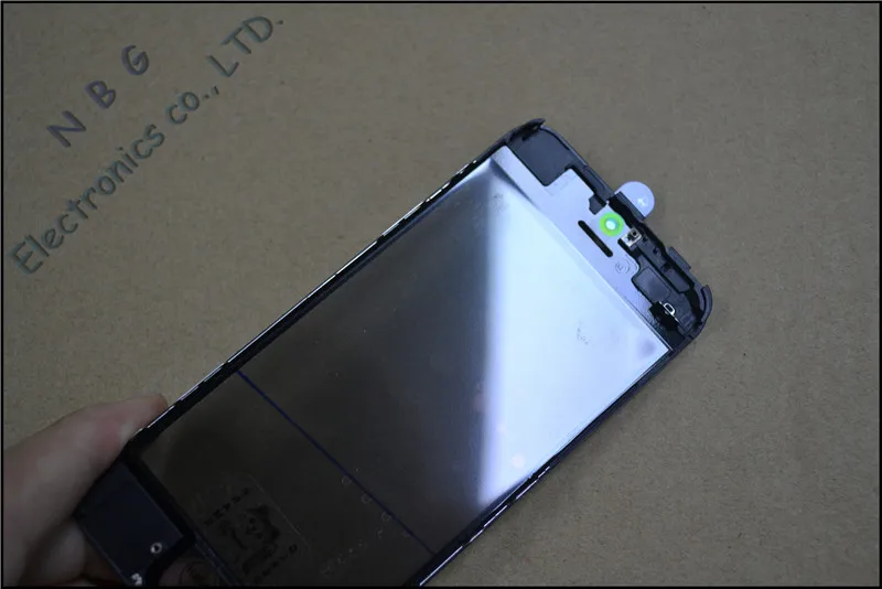 10 шт. лучшее Переднее стекло с рамкой для iPhone 5 5s 5c 6 6s 7 plus oca поляризатором 4 в 1 ЖК
