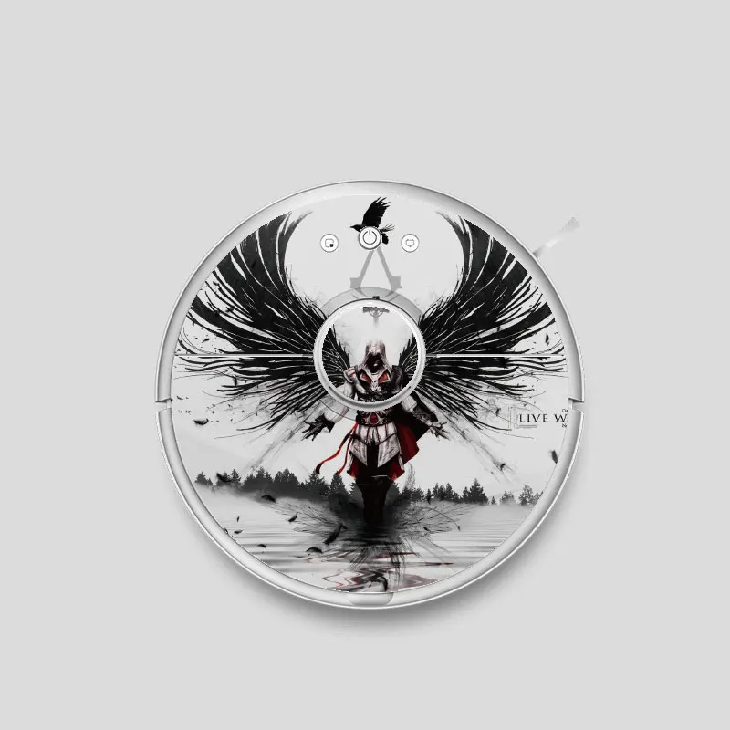 Ceny Zaakceptuj niestandardowe skóry naklejka Vinyl Wrap dla Xiaomi robot do czyszczenia roborock S50 S51 Robotic naklejka Slap folia ochronna darmowa wysyłka