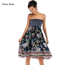 Sexy Wrapped Chest Summer Dress Women Floral Print Chiffon Bohemian Boho Dress Off Shoulder Backless Vintage Party Beach Dresses Sexy Wrapped Chest Summer Dress Women Floral Print Chiffon Bohemian Boho Dress Off Shoulder Backless Vintage Party Beach Dresses