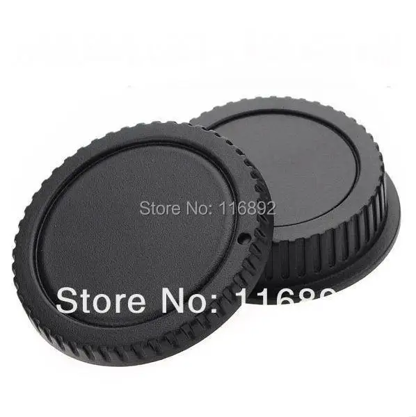 

50Pairs/lot camera Body cap + Rear Lens Cap for Canon 1000D 500D 550D 600D EF EF-S Rebel T1i eos Camera