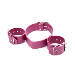 Morease сексуальные игрушки для пары кожаные манжеты на шею наручники для женщин БДСМ Для эротических игр Фетиш бондаж набор секс-магазин