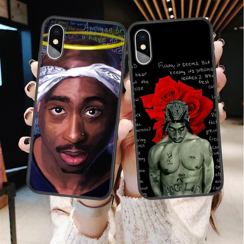 2pac для телефона с изображением Тупака Шакура Rap в стиле хип-хоп изображениями