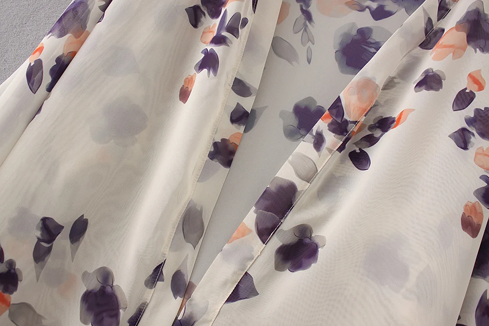 2017 Kimono largo mujeres Floral Cardigan Vintage verano chifón Kimonos Mujer Ropa Casual blusas camisas playa Cape Knits