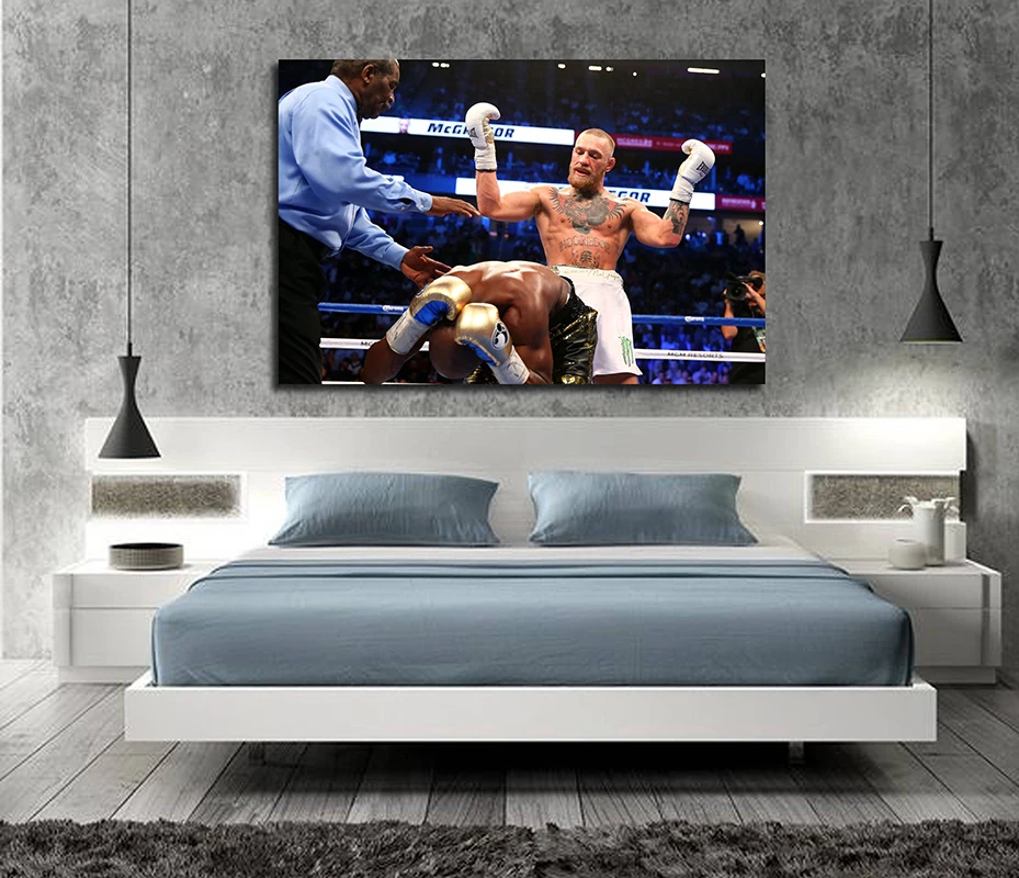 Конор Макгрегор ирландский ММА UFC Featherweight Чемпион плакаты Масляная картина на холсте Живопись - Цвет: 23