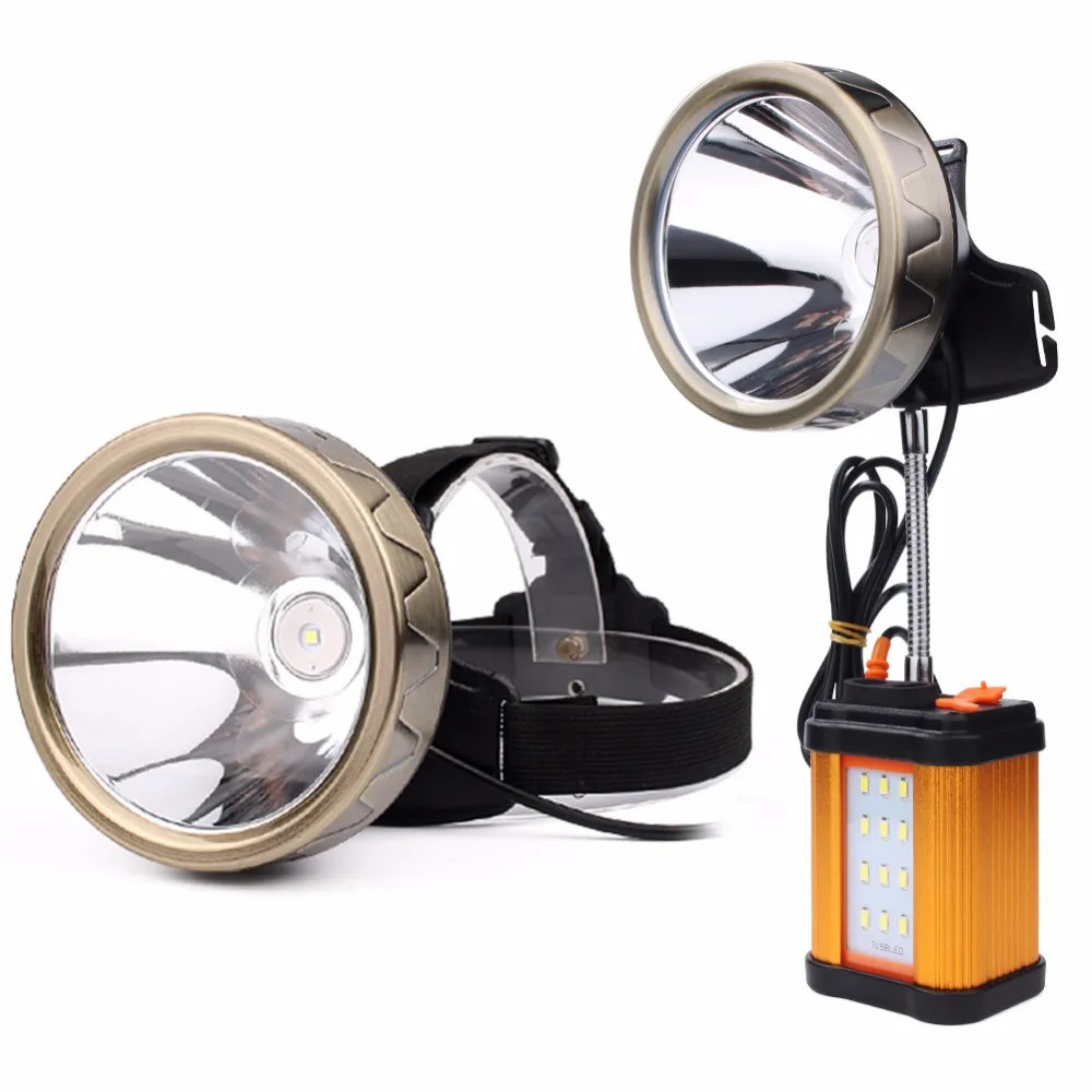 SKYFIRE Super Big LED Headlamp Power Bank with Display Screen Separated