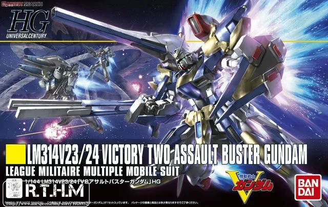 1 шт. Bandai HGUC 189 V2 AB Gundam нападение Buster мобильного костюм сборки модель Наборы LBX