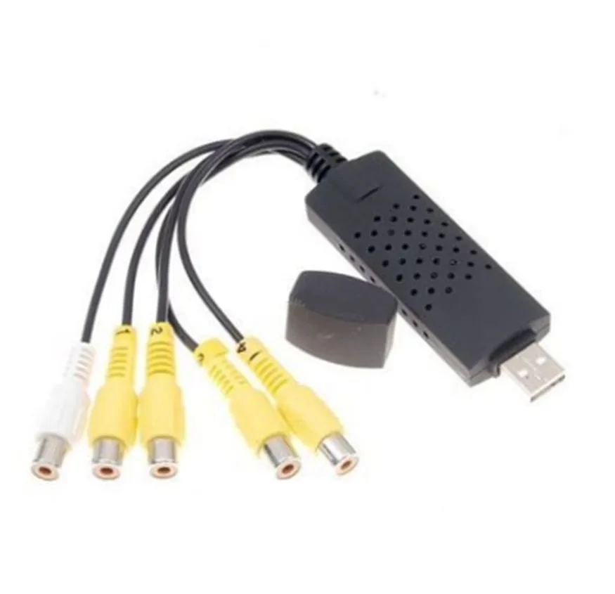 4 канальный USB видеорегистратор для камеры видеонаблюдения преобразователь в