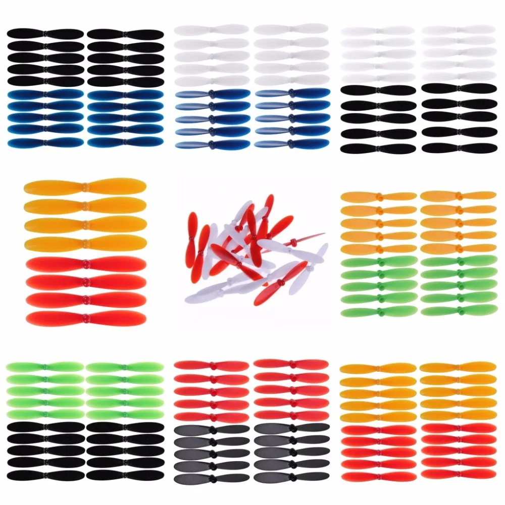 

20pcs 8pcs 4pcs 24pcs X4 H107L/C/D Quadcopter Propeller Blades Spare Parts Quadcopter Propeller for Hubsan X4 H107C H107D H107L