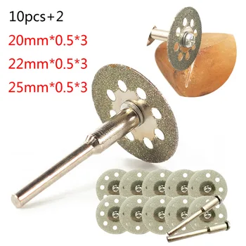 

New Dremel Accessories 20-25mm Diamond Dremel Cutting Disc For Metal Grinding Wheel Disc Mini Circular Saw For Drill Rotary Tool