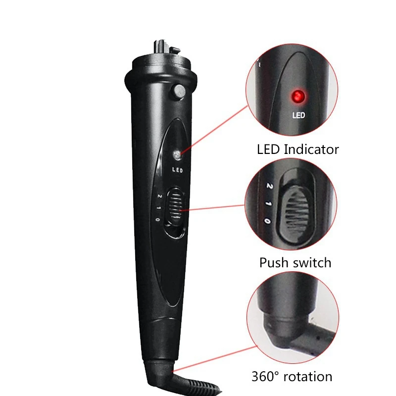 

5 In 1 Electric Temperature Control Hair Styling Tool Curling Iron Hairs Curler With Heat Protective Glove