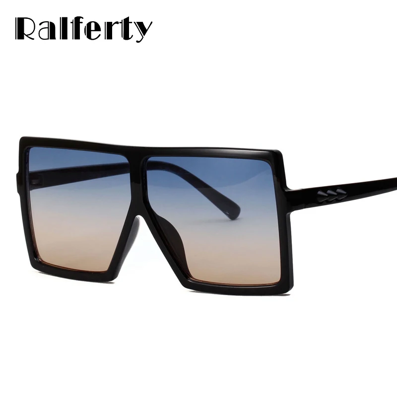 

Ralferty Oversized Sunglasses Women Square Gradient Sun Glasses UV400 Eyewear Accessories Female Big Frame Shades Oculos W1335