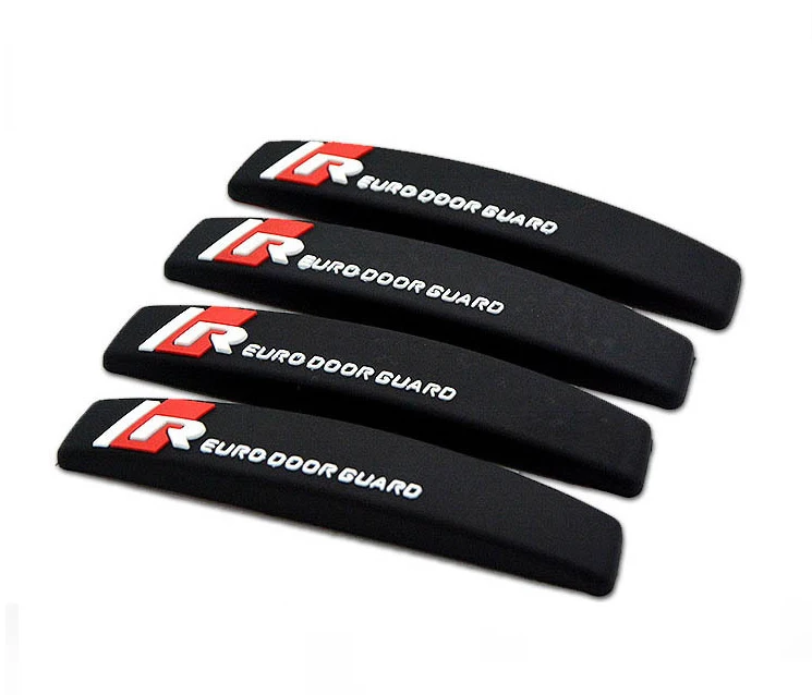 

4Pcs Car Door Protector Edge Guard Strip Scratch Protector Anti-collision Sticker Universal Auto Rubber Mouldings