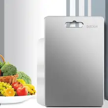 Кухонная нержавеющая сталь анти-плесени фрукты растительная пища разделочная для нарезки доска