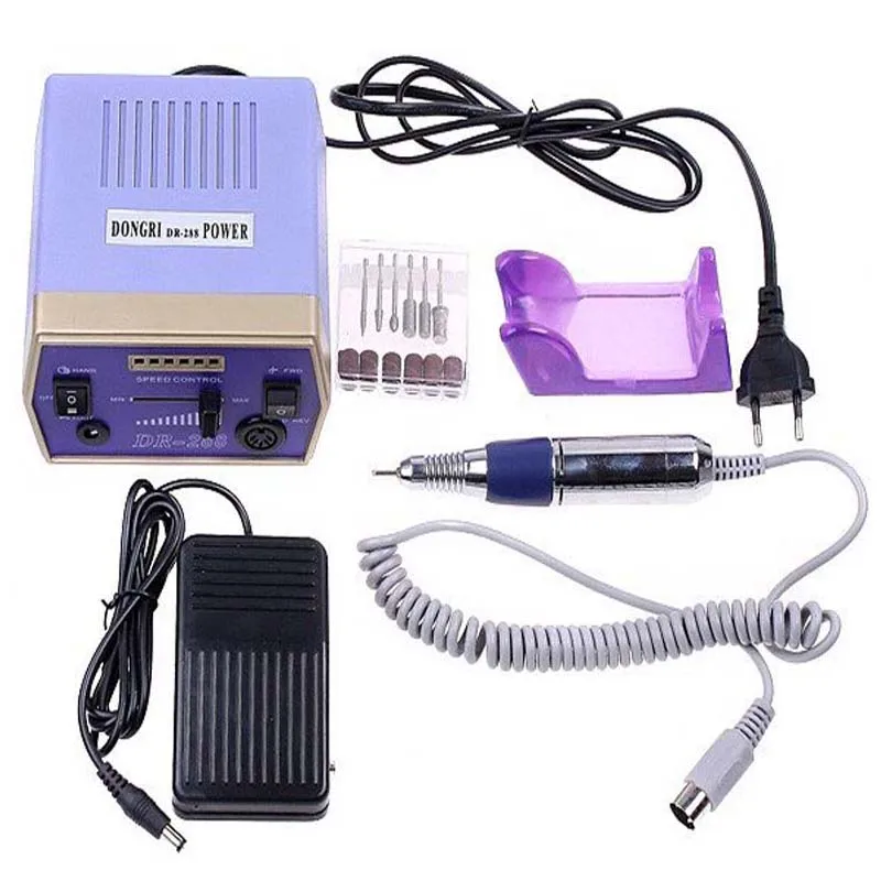 Electric Nail Manicure Set Drill Pedicure Glazing Machine 6 Bits 4000