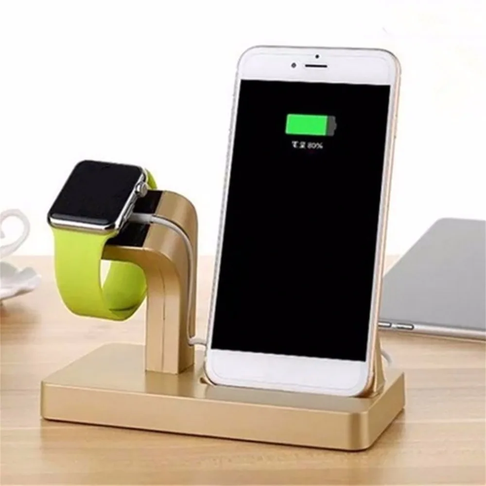 Multi functional 2 in 1 Charging Dock Stand Station ABS Plastic Charger Holder Space Saver For