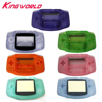 

1set High quality Plastic Shell Case Housing Screen Shell For G-ameboy Advance For G-BA Luminous case Cover