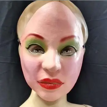 

Hot New Party Cosplay Female mask latex silicon realistic human skin masks Halloween dance masquerade cosplay Face Mask in stock