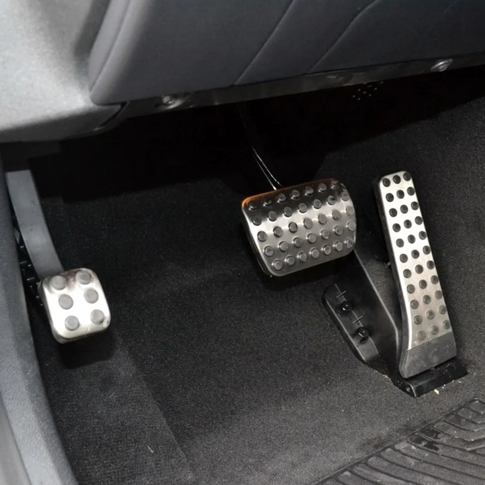 

Stainless Steel NO DRILL Car Fuel Brake Foot Pedal for Mercedes Benz C E S GLK SLK CLS SL Class W203/W204/W211/W212/W210(LHD)