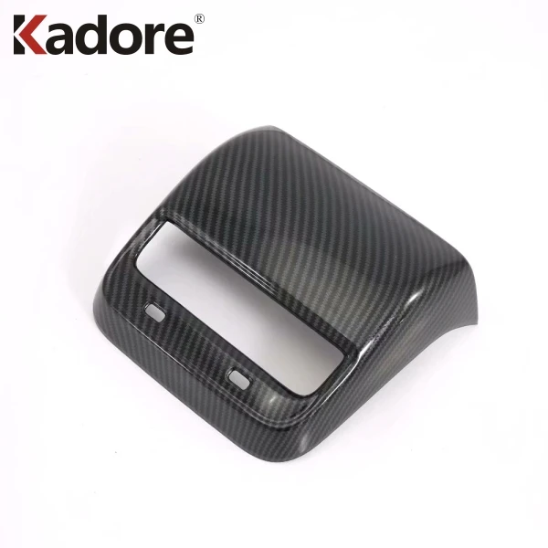 

For Tesla Model 3 2018 2019 Carbon Fiber Interior Accessories Armrest Rear Air Conditonnal Vent Cover Trim AC Outlet Panel