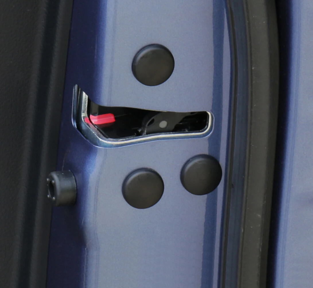 

12Pcs Car Door Lock Screw Protector Cover For SsangYong Actyon Turismo Rodius Rexton Korando Kyron Musso Sports,Auto Accessories
