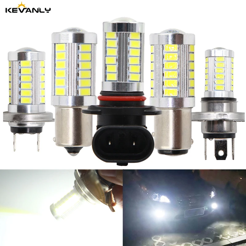 1 шт. автомобильные светодиодсветодиодный лампы h4 h7 H8 H11 LED 9005 hb3 9006 hb4 p13w H16 5630 33SMD |