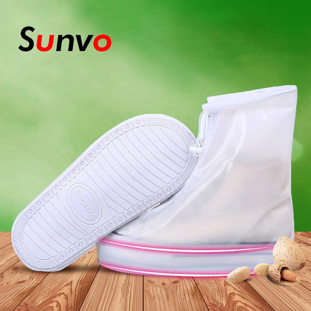 Sunvo 360 Degree Waterproof Shoes Covers for Men Women Rainy Shoe