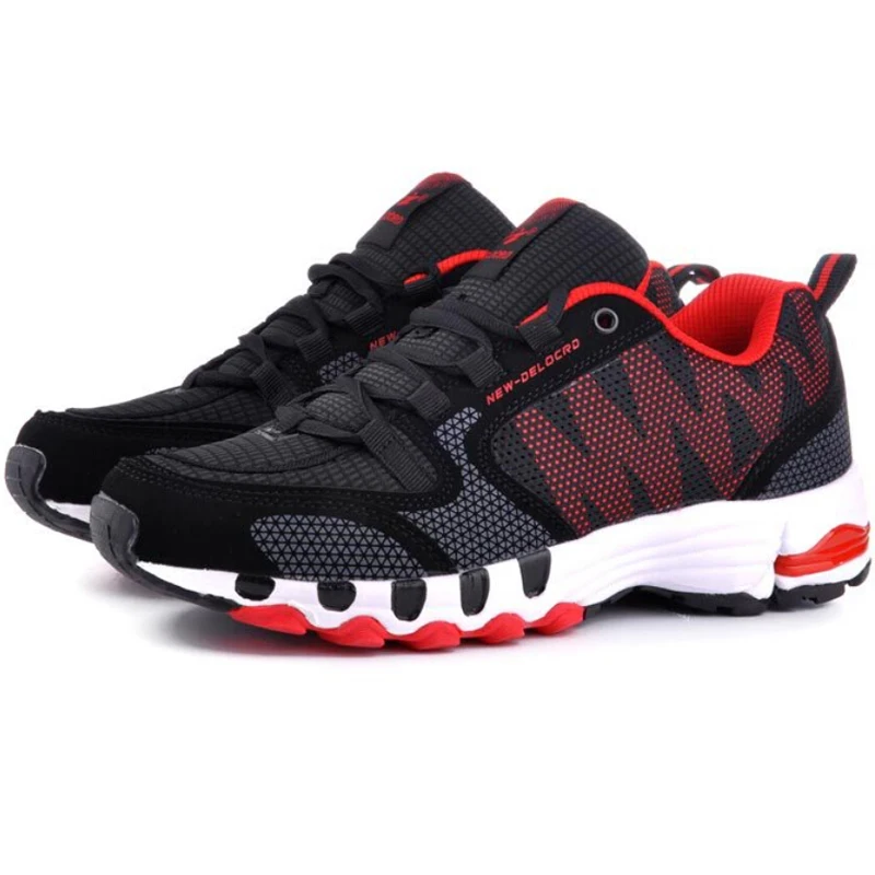 

Plus Size 39-48 Running Shoes for Men 2016 Network Gauze Breathable Sneakers Antiskid Hard Court Zapatos Hombre Free Shipping