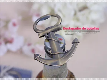 

Free Shipping 50pcs/lot New arrival wedding bottle opener Anchor Bottle Opener Favor Wedding Shower Party Favor