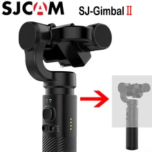 Sjcam gimbal 2 sj-gimbal estabilizador, de mão, 3 eixos, bluetooth, controle app para sj5000x sj6 sj7 sj8 yi hero6/5/4/3 sony câmera rxo