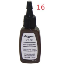 Горький шоколад цвета, Перманентный макияж, пигмент, профессиональное коричневое 15 мл/бутылка(1/2 OZ) косметические чернила для татуировки краски для лица губ для бровей 5 шт./лот